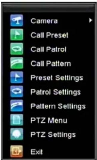 Hikvision DS-9104HFI-S - Navigating PTZ Menus - 1