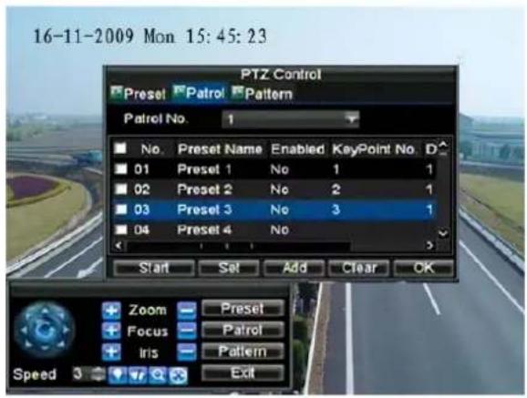 Hikvision DS-9104HFI-S - Customizing Patrols - 3