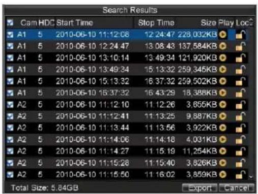 Hikvision DS-9104HFI-S - Playing Back from General Video Search - 2