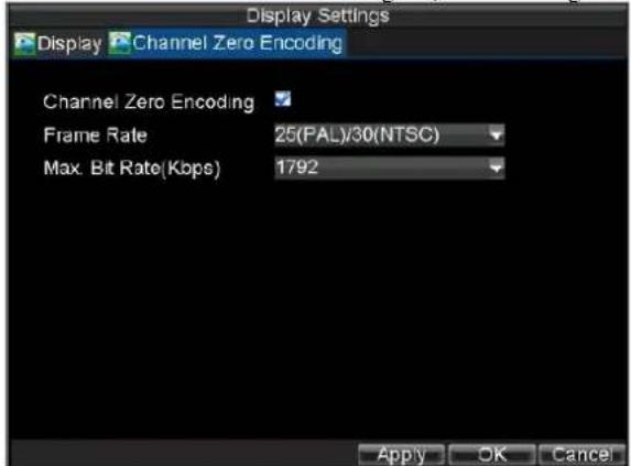 Hikvision DS-9104HFI-S - Channel Zero Encoding - 1