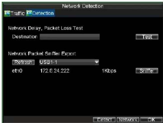 Hikvision DS-9104HFI-S - Testing Network Delay, Packet Loss - 1