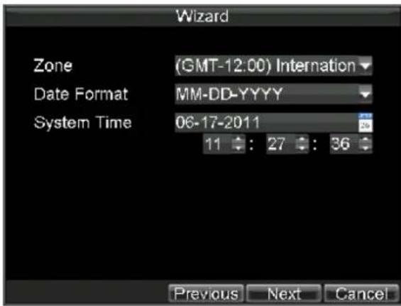 Hikvision DS-9104HFI-S - Configure Time Settings - 1