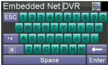 Hikvision DS-9104HFI-S - Using the Soft Keyboard - 1