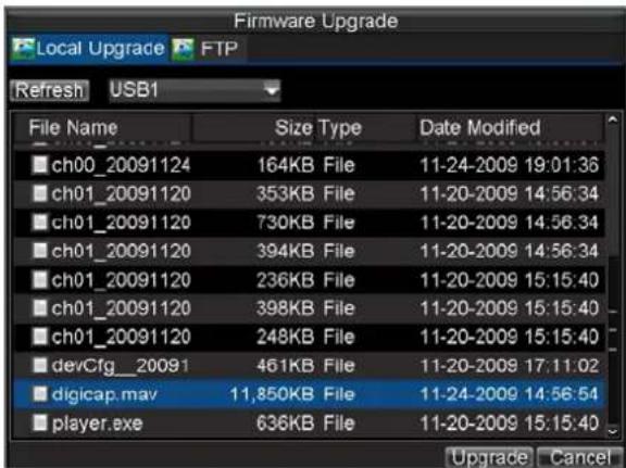Hikvision DS-9104HFI-S - Updating System Firmware - 1