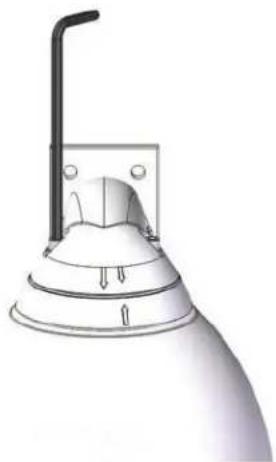Moog EXVW7C2-2 - To lock, turn clockwise. - 1