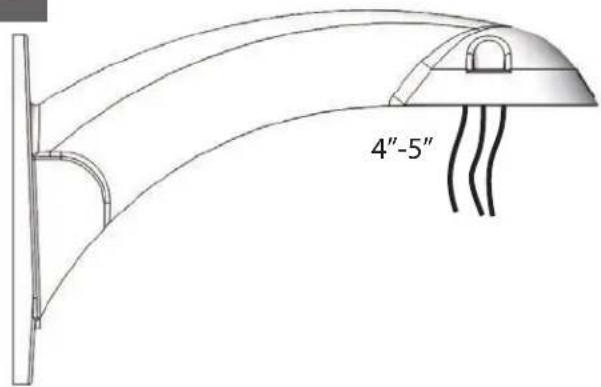 Moog EXVW7C2-2 - Bracket is designed for 45° conduit fitting (If using the conduit). Run wire into bracket, secure to wall. - 1