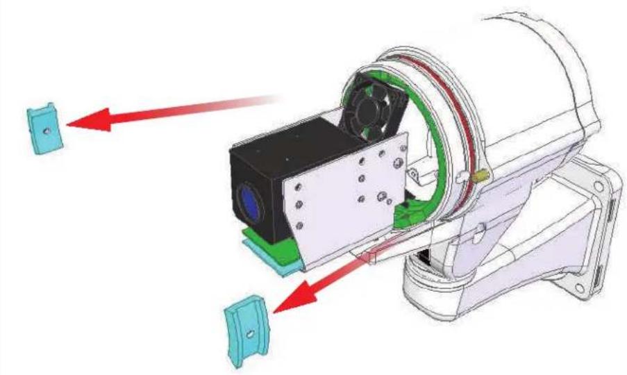 Moog EXVF5C-1 - Remove the (2) side screws. These are located directly in front of the O-Ring gasket. - 1