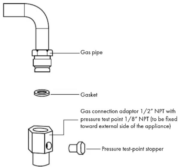 ZLine RA-BM-30 - PRESSURE TEST POINT STOPPER VALVE - 1