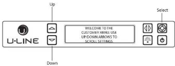 U-Line 3018RFOL-00 - Customer Menu - 1