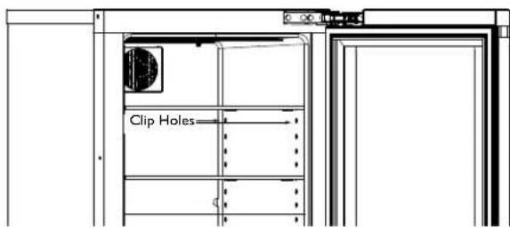 U-Line 3018RFOL-00 - Adjusting shelf height. - 1