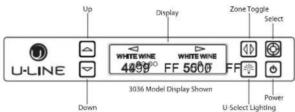 U-Line 3018RFOL-00 - Adjusting Temperature Settings - 1