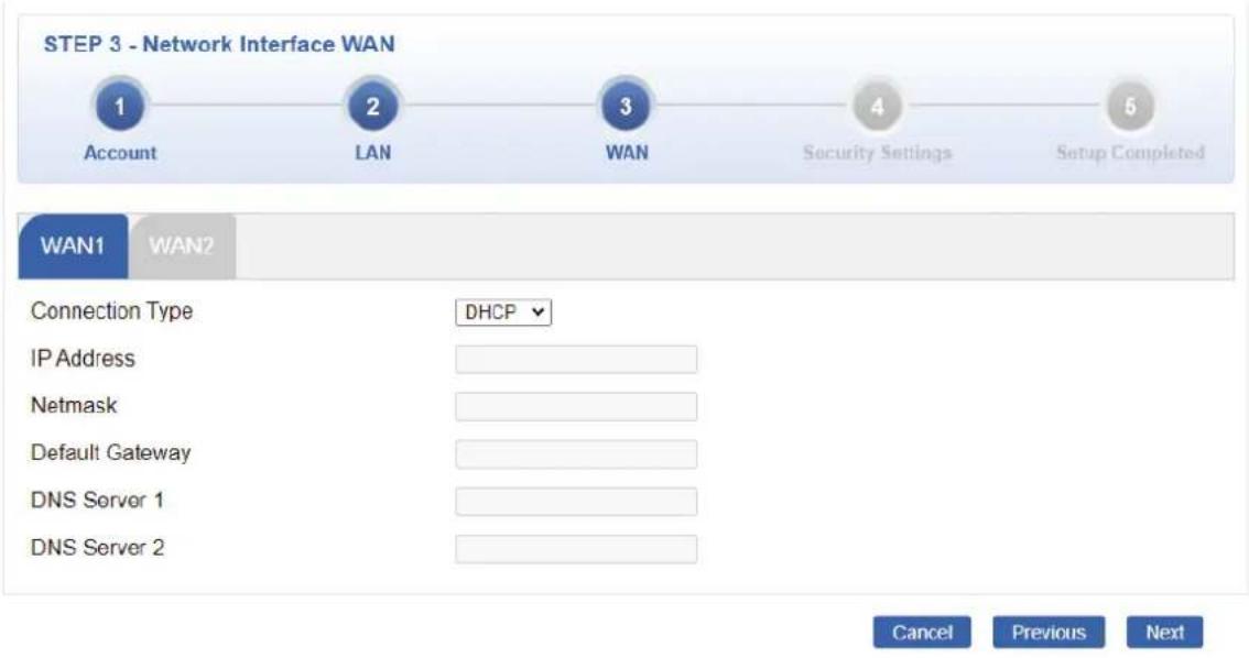 Planet LCG-300W - Step 3: WAN Interface - 1
