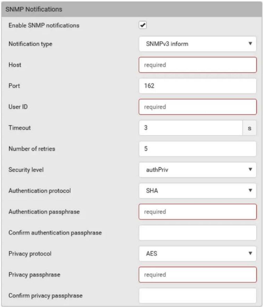 Raritan PX2-5524K2 - SNMPv3 Notifications - 1