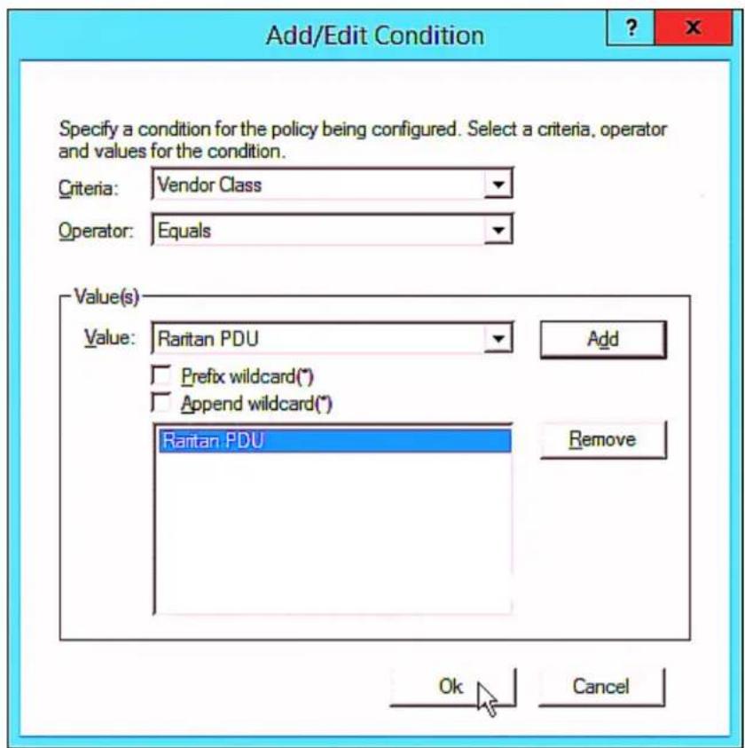 Raritan PX2-5524K2 - ▶ Required Windows IPv4 settings in DHCP: - 9