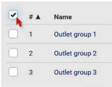 Raritan PX2-5524K2 - Select multiple outlet groups. - 1