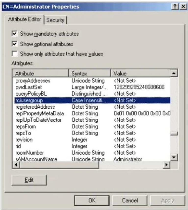 Raritan PX2-5524K2 - To edit the individual user attributes within the group rciusergroup: - 3