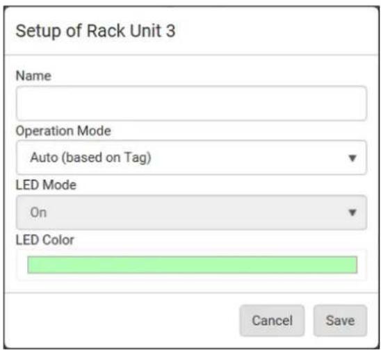 Raritan PX2-5524K2 - To customize a single rack unit's settings: - 1