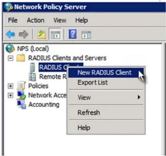 Raritan PX2-5524K2 - To add your PX2 to the RADIUS NPS: - 4