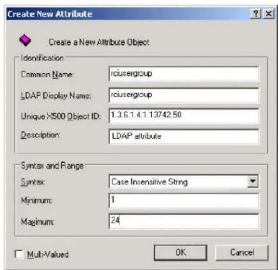Raritan PX2-5524K2 - To create new attributes for the rciusergroup class: - 1
