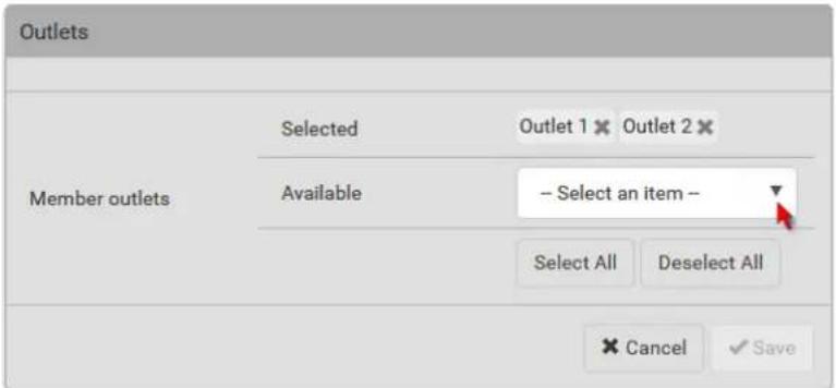 Raritan PX2-5524K2 - To modify the member outlets: - 1