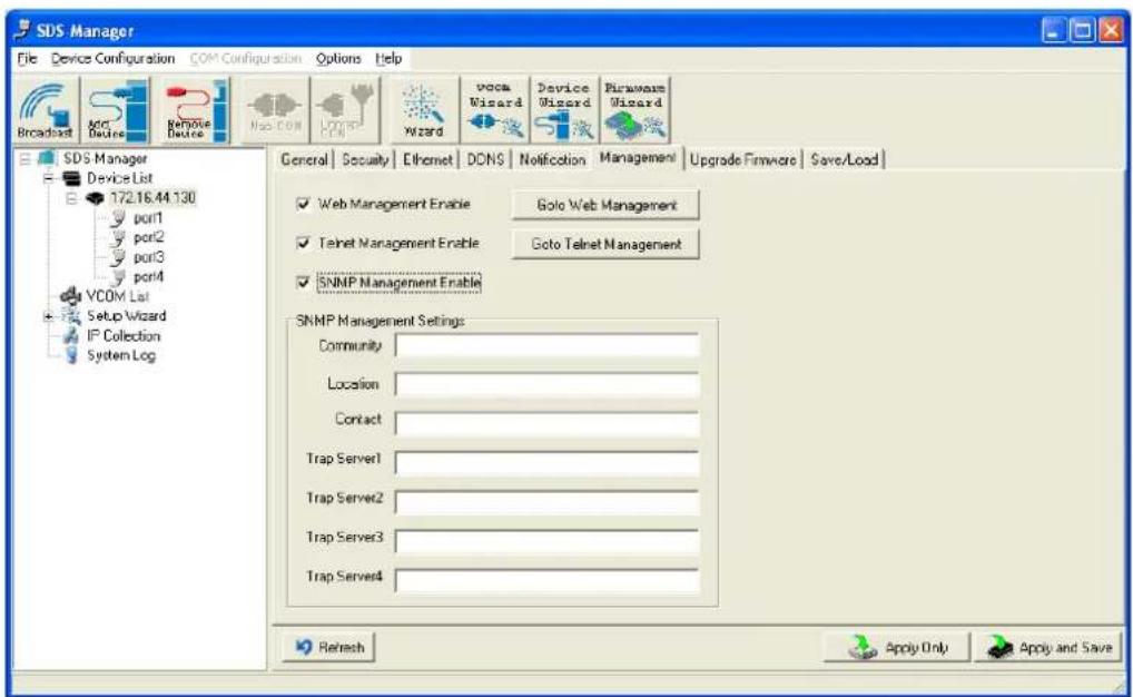 Milan SDSFX3114-111-LRT - Management tab - 1