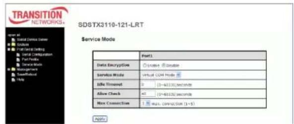 Milan SDSFX3114-111-LRT - Service Mode Sample Screens - 1