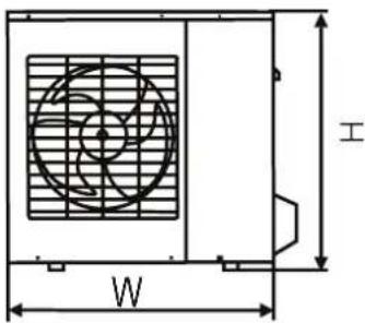 Whynter MSFS-012H11517-01NE - UNIT MOUNTING DIMENSIONS - 2