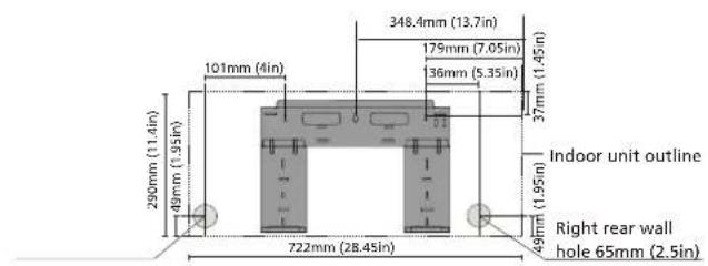 Whynter MSFS-012H11517-01NE - MOUNTING PLATE DIMENSIONS - 2