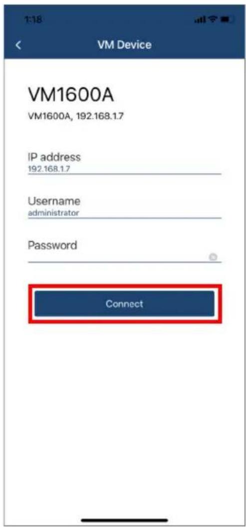 ATEN VM5404D - Logging into the Video Matrix Switch via Select from History - 3
