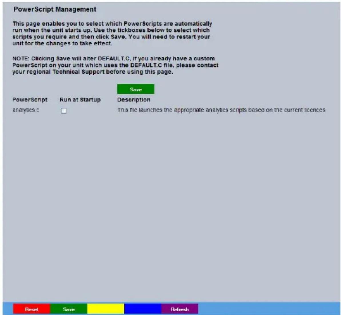 Dedicated Micros CamVu720 - Powerscript Management - 1