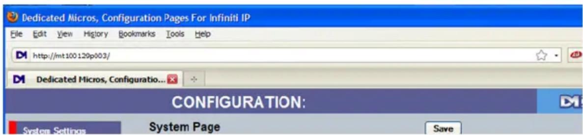 Dedicated Micros CamVu720 - Locating the Unit IP address - 1