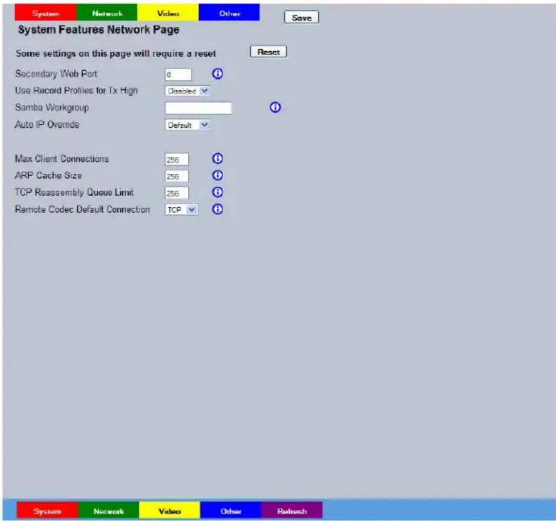 Dedicated Micros CamVu720 - System Features Network - 1