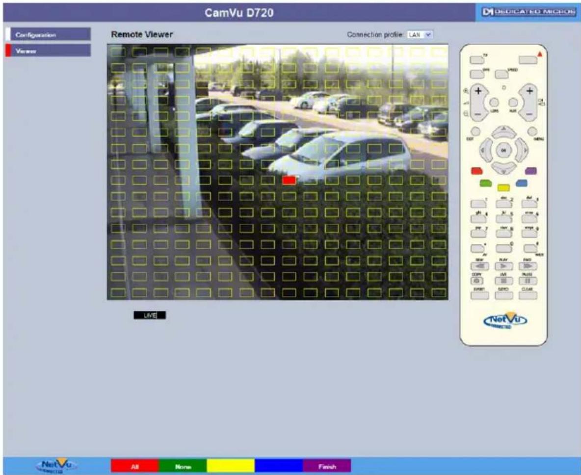 Dedicated Micros CamVu720 - Activity Grid Menu - 1