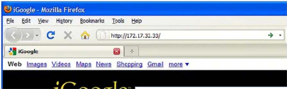 Dedicated Micros CamVu720 - Accessing the Configuration Pages - 1