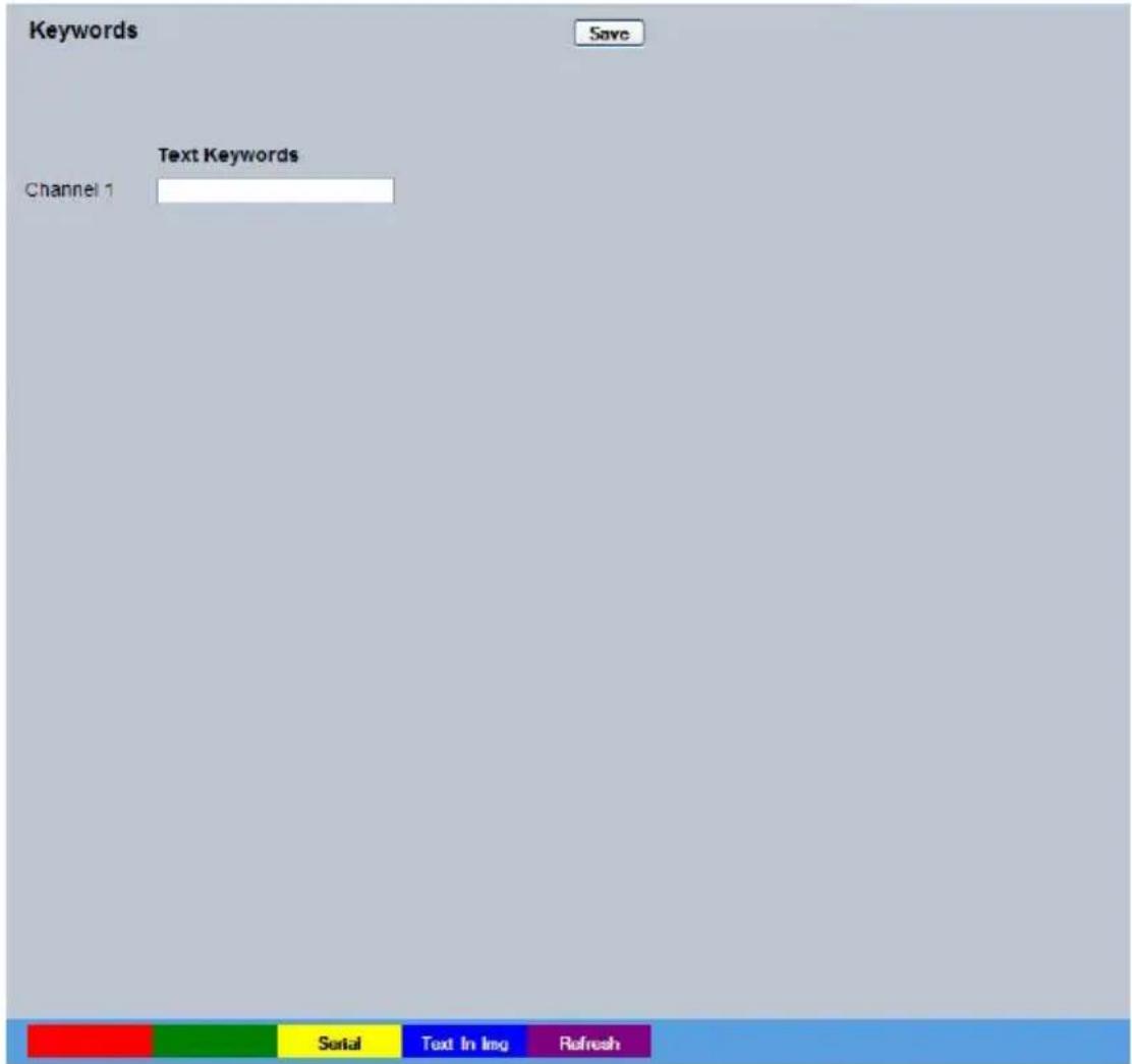 Dedicated Micros CamVu720 - Keywords - 1