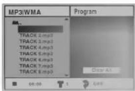MP3/WMA Program TRACK 2.mp3 TRACK 2.mp3 TRACK 4.mp3 TRACK 6.mp3 TRACK 6.mp3 TRACK 7.mp3 TRACK 8.mp3 00:00 1 OFF
