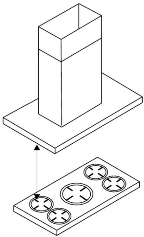 Schweigen TSH-900B - Recommended Installation Height for Induction Cooktop - 1