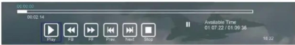 HITACHI VZ435100 - When watching a program in DTV mode: - 1