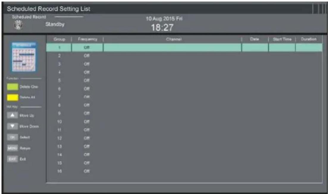 HITACHI VZ435100 - Scheduled Record - 1