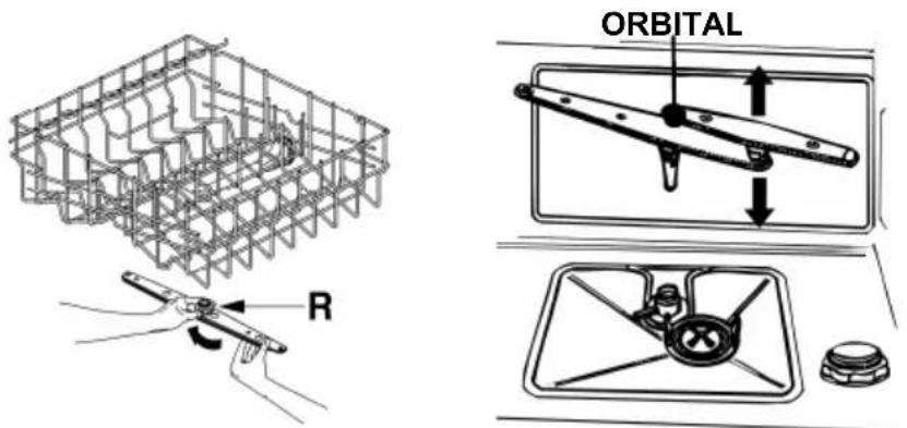 SMEG DWA6315W3 - CLEANING THE SPRAY ARMS - 1