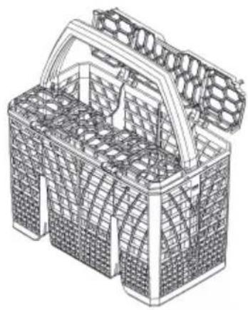 SMEG DWA6315W3 - CUTLERY BASKET - 1
