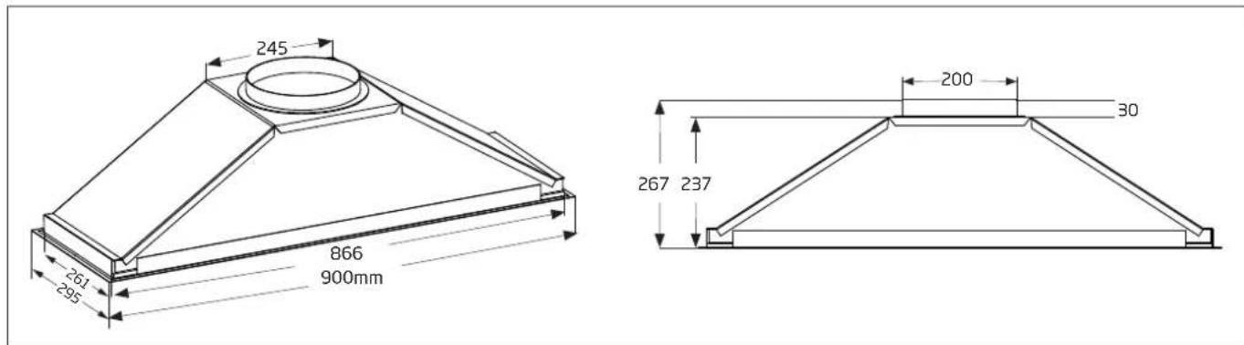 245 261 295 866 900mm 200 30 267 237