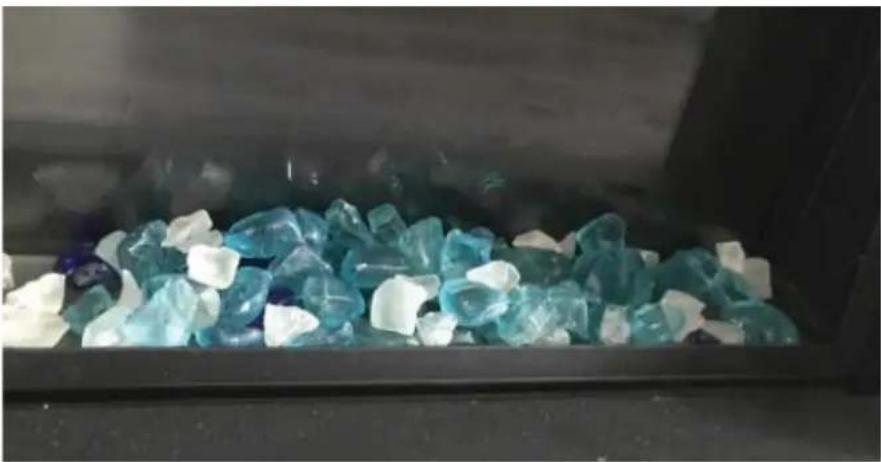 Remii 102765-XT - FIRE GLASS MEDIA-LOG INSTALLATION - 2
