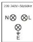 Artusi AFGG54EG - E=earthing wire. - 2