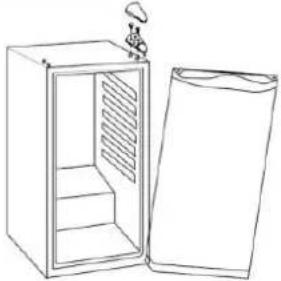 TRIOMPH TKS140VX3Z - Change in the orientation of the door: - 1
