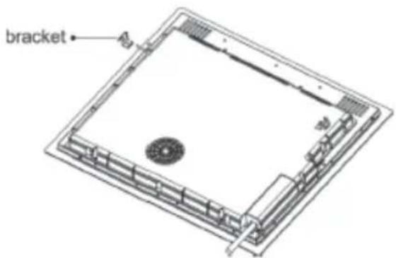 Euro Appliances ECT60ICB - Adjusting the bracket position - 1
