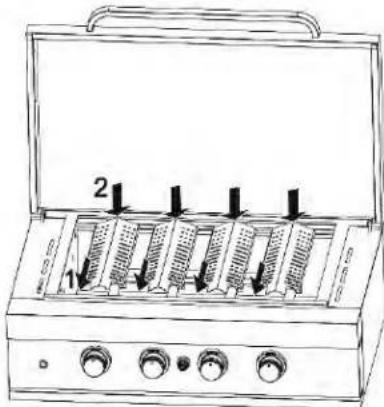 Euro Appliances EMJG30WSX - Flame tamer assembly - 3