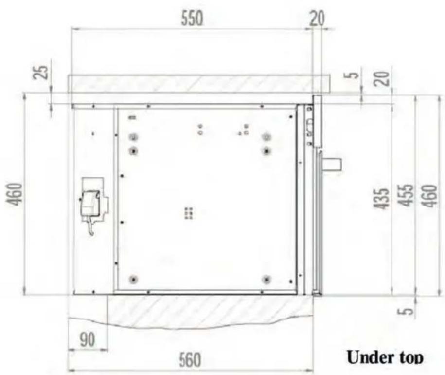 Euro Appliances EMEO45SX - Insertion into the furniture unit: - 3