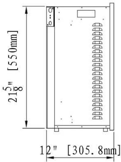 215" [550mm] 12" [305.8mm]