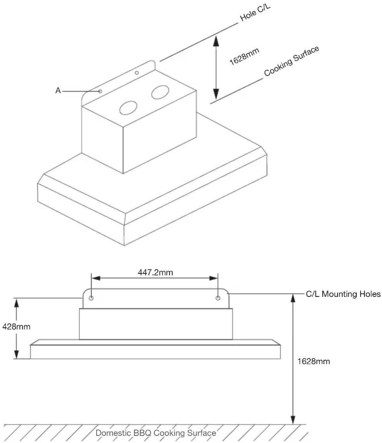 Gasmate GRHS - INSTALLING - SMALL WALL MOUNT RANGEHOOD - 1